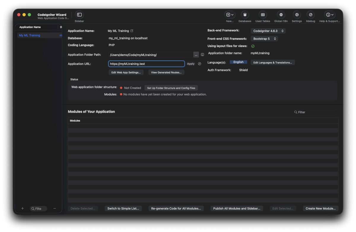 CodeIgniter Wizard Web App Base URL change