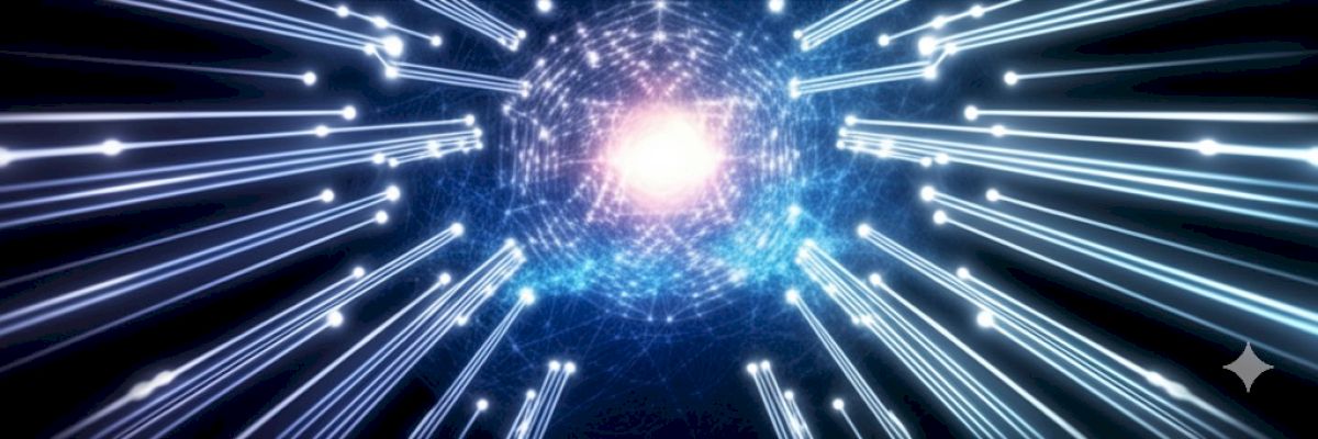 Abstract representation of AI